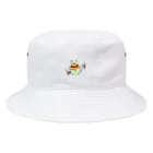 どこにでもいるありふれたうさぎのむしとりどこうさ Bucket Hat