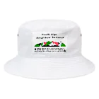 北アルプスブロードバンドネットワークの公式グッズB（加盟山小屋全部入り） Bucket Hat