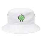 nicospyderのウォーキングめろん Bucket Hat