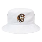 R.MUTT2024のタオ北斎龍 Bucket Hat