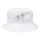 東海道中膝栗毛のゆび刑事とはなのようせい Bucket Hat