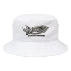 HEROバリアフリープロレスのバリアフリープロレスHERO3Dロゴ Bucket Hat