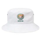 猫と釣り人のテンプラウドン Bucket Hat