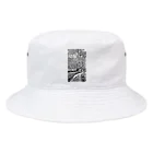 墨時雨まいまいの桜の街路樹 Bucket Hat