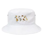 mofusandの花より団子にゃん Bucket Hat