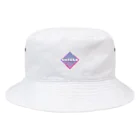 まるびすのMaybe me white color Bucket Hat