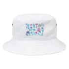 Coffret à bijouxの宇宙フラワーシリーズ Bucket Hat