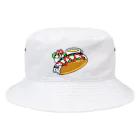 ヨロでございま府のモーニング一品ちみ Bucket Hat