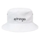 strange world's end web shop SUZURIのstrange world's end strange03バケットハットホワイト バケットハット