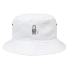 kikusuiのアマビエ様グッズ 白ver. Bucket Hat