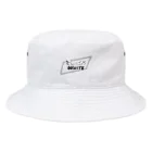 oldnewyorkのぶらっくほわいと Bucket Hat