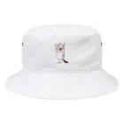 cheon.の威嚇バンザイネコ Bucket Hat