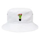 HANDSOMEのチューリップ_キュートな暮らし Bucket Hat