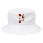 HANDSOMEの赤いりんごと赤い薔薇と赤い月と Bucket Hat