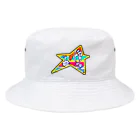 LIFE_is_a_JOKEの地層-スター Bucket Hat