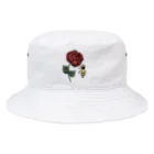 バーバラの薔薇と蜂　ワンポイント Bucket Hat