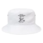 Too fool campers Shop!の#1分間割り箸フェザーチャレンジ (黒文字) Bucket Hat