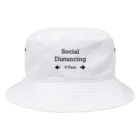 frankc8のSocial Distancing 6 Feet Bucket Hat