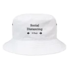 frankc8のSocial Distancing 6 Feet Bucket Hat
