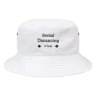 frankc8のSocial Distancing 6 Feet バケットハット