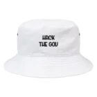 tknzkのhack the gov black Bucket Hat
