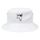 ガラナの牛柄チワワのでんすけ Bucket Hat