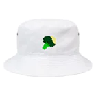 かぴばらのぶろこりー Bucket Hat