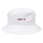 はるうららの “LOVE” （英語のブロックおもちゃ風） Bucket Hat