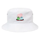 まめるりはことりのまめ大福マメルリハ【まめるりはことり】 Bucket Hat