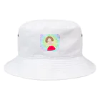 emononのはじけとぶ笑顔の真ん中分けくん Bucket Hat