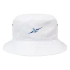 待宵ちゃんの部屋の飛行機と飛行機雲 Bucket Hat