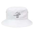 気ままに創作　よろず堂のプリン・ア・ラ・モード　全透過 Bucket Hat