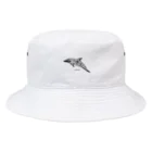 Wakameleonの白黒イルカ Bucket Hat