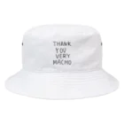 マッチョニスタHAYAMIのサンキューベリーマッチョ　枠なし Bucket Hat