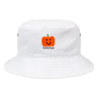 KaeruSmileのニッコリ笑顔のかぼちゃ君 Bucket Hat