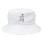 短冊ナイトSHOPの 8㎝ボーヤ（単体・線画） Bucket Hat