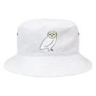 フクロウスキの白いメンフクロウ Bucket Hat