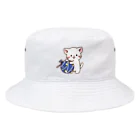 Haruna shopのしろねこ♡夏祭り ver  Bucket Hat