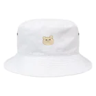 komのくまとはっちゃんのくまくまさん真顔 Bucket Hat