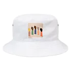 tkehrkのBlack Lives Matter illustration Bucket Hat