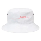 ペアTシャツ屋のシバヤさんのペア(BRIDE)赤い糸 Bucket Hat