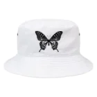 moe.のBLACK butterfly Bucket Hat