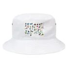 KAERUCAFE SHOPのとり Bucket Hat