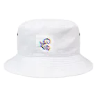 ねこきんオリジナルのねこきんトライバル Bucket Hat