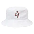 KAERUCAFE SHOPのバラ Bucket Hat