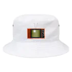 illust_designs_labのレトロな昭和の可愛いテレビのイラスト Bucket Hat