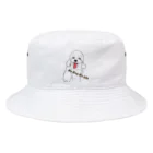 あでまりジルシのNo Dog No Life Bucket Hat