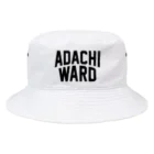 JIMOTOE Wear Local Japanの足立区 ADACHI WARD Bucket Hat