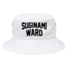 JIMOTO Wear Local Japanの杉並区 SUGINAMI WARD バケットハット