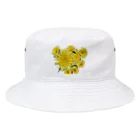 flower & Plants Edenのヒマワリ-003 Bucket Hat